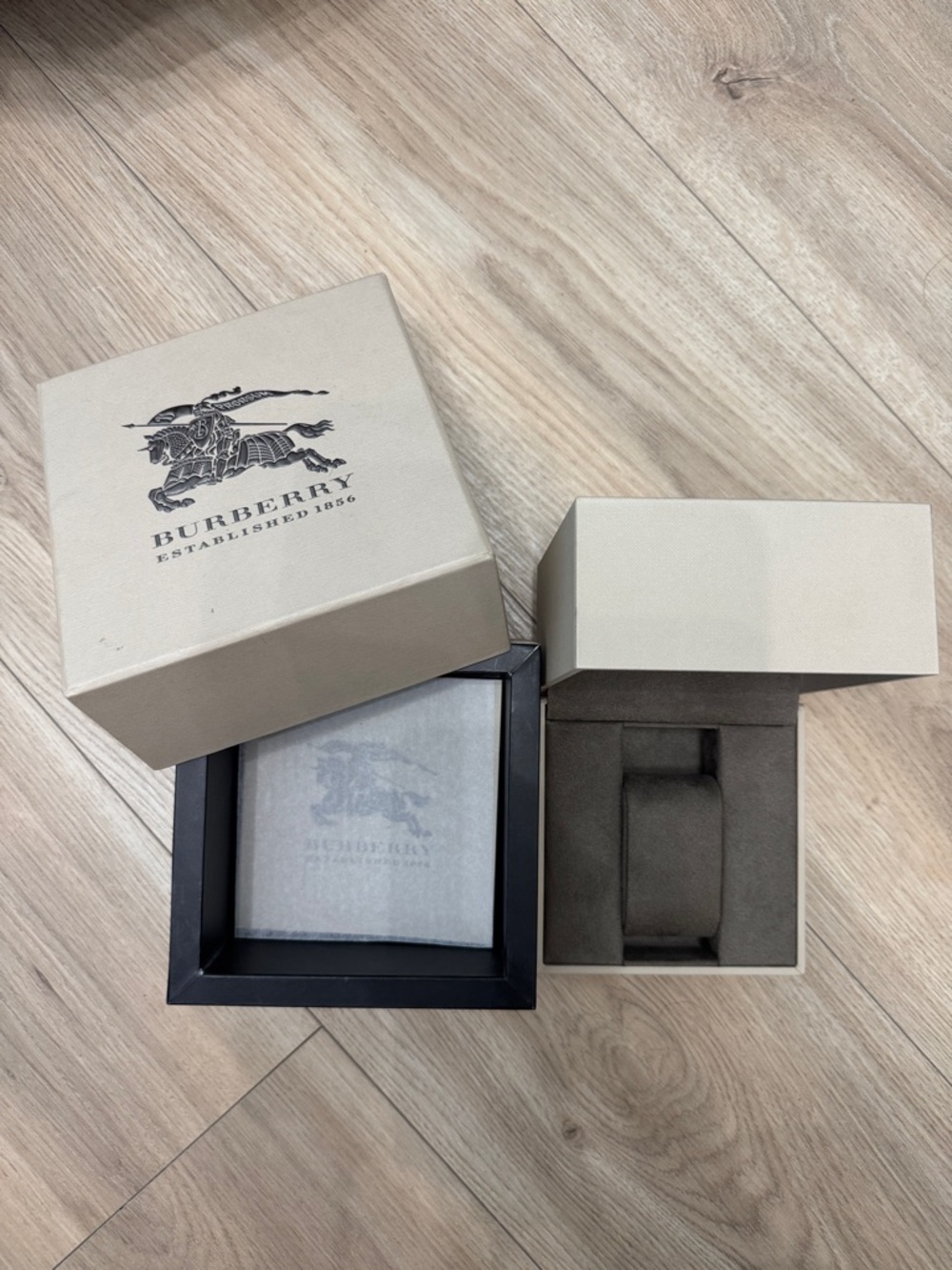 Burberry watch box (2 total boxes)